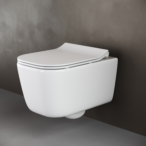 Подвесной унитаз Ceramicanova New Day CN3005 с крышкой-сидением фото 5