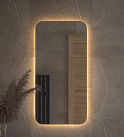 Зеркало DEFESTO OPTI DF 2815 с LED-подсветкой 50x100 см., без выключателя, 3000 K