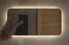 Зеркало DEFESTO OPTI DF 2805RH с LED-подсветкой 100x50 см., ИК - выключатель, 4500 K