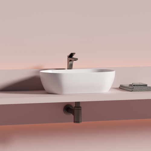 Накладная раковина Ceramicanova Twist CN12001, белый глянец фото 2