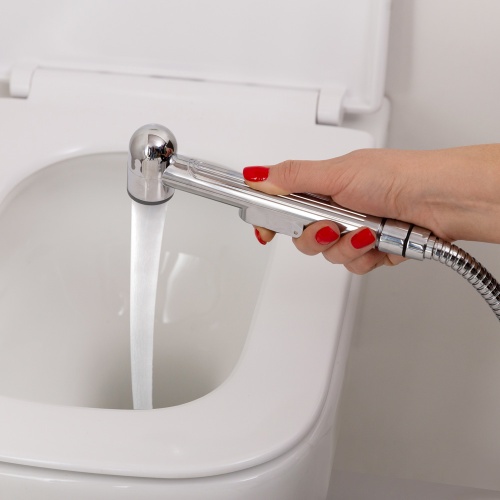 Смеситель для раковины BelBagno DUE-LVM/HGN-CRM-W0 с гигиеническим душем, хром фото 10