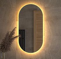 Зеркало DEFESTO OPTI DF 2914R с LED-подсветкой 50x100 см., ИК - выключатель, 3000 K