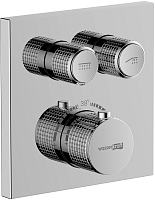 Термостатический смеситель для ванны с душем WasserKRAFT Dinkel 5848 Thermo, С ВНУТРЕННЕЙ ЧАСТЬЮ, Хром